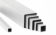 La metropolitana di alluminio anodizzata profila i tubi d'argento 100 x 100 della cavità del quadrato