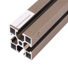 L'OEM assiste l'alluminio su misura della T-scanalatura ha espulso profilo e lega di alluminio industriale quadrata
