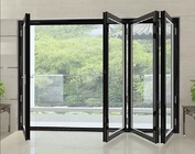 Isolamento termico scorrevole di vetro di porta di piegatura 6063 della Bi di profilo di alluminio della struttura impermeabile