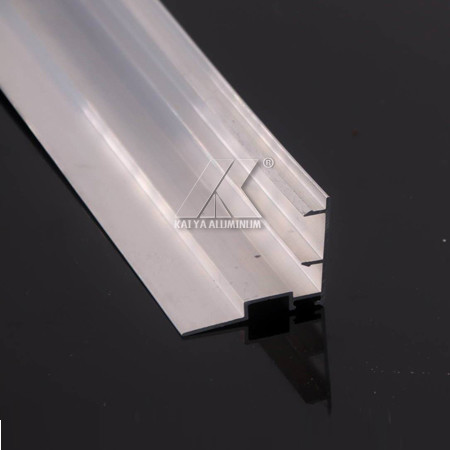 Profili di alluminio dell'estrusione T5, isolamento acustico di colore naturale di profilo della struttura di porta