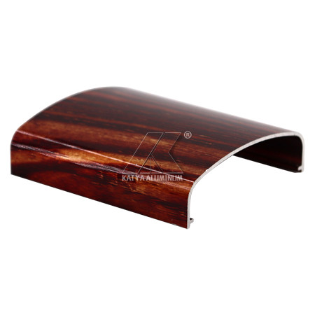 Grani di legno della disposizione di CQC 6063 di profili del rivestimento di alluminio della polvere spessore di 1.5mm - di 0.8mm