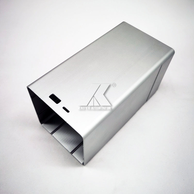 Il quadrato di alluminio di profilo dell'alloggio di CNC della lampada modella l'angolo arrotondato