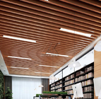 Soffitto di legno delle mattonelle del deflettore del rivestimento del legname di alluminio di profilo lineare della lega