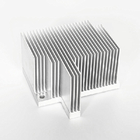 Profili di alluminio elaborati raschiati espelsi del dissipatore di calore dell'aletta con i fori di perforazione di CNC