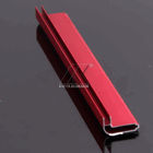 6063 disposizione di alluminio decorativa L rivestimento rosso della polvere di forma per la struttura della valigia