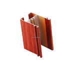 Idee di alluminio di progettazione della Camera di tendenza del mondo del dettaglio della struttura della finestra di profilo del grano di legno
