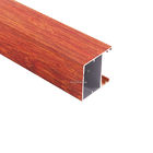 Profilo di alluminio del grano di legno di prezzo franco fabbrica per fare porta e finestra - comprare profilo della porta e della finestra