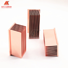 Profilo di alluminio espulso rettangolare Rose Gold Color del dissipatore di calore