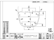 Profili di alluminio dell'altoparlante della mobilia vuota della scatola 6063 con i luoghi di perforazione di CNC