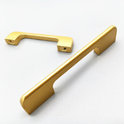 Profili di alluminio dell'oro del guardaroba del Governo del gabinetto di porta della mobilia extra-lunga delle maniglie