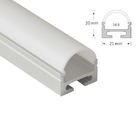 striscia d'accensione lineare di profilo di alluminio del semicerchio LED di 45mm 180 gradi
