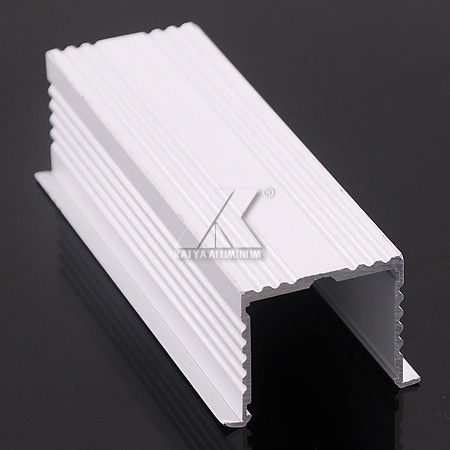 Polvere bianca di profilo di alluminio di 16*19 LED che ricopre dimensione accurata materiale 6063