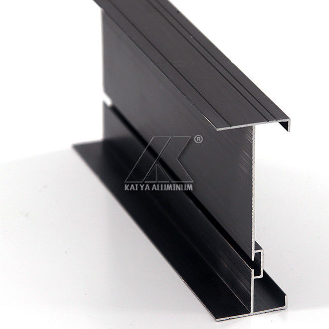 Il prezzo basso le Filippine anodizza il profilo nero dell'alluminio della porta e della finestra