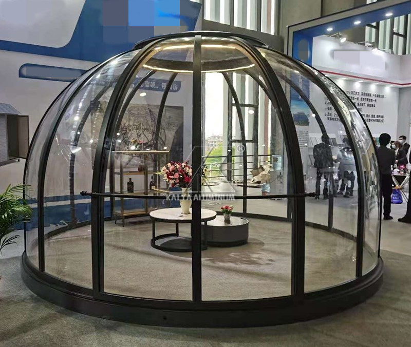 I grandi profili di alluminio di campeggio della cupola rotonda sopravvivono resistente